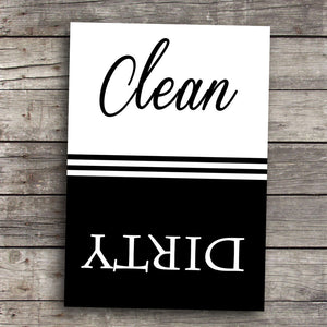 Clean Dirty Dishwasher Magnet , Gift for Friends, Coworkers, Family Gift