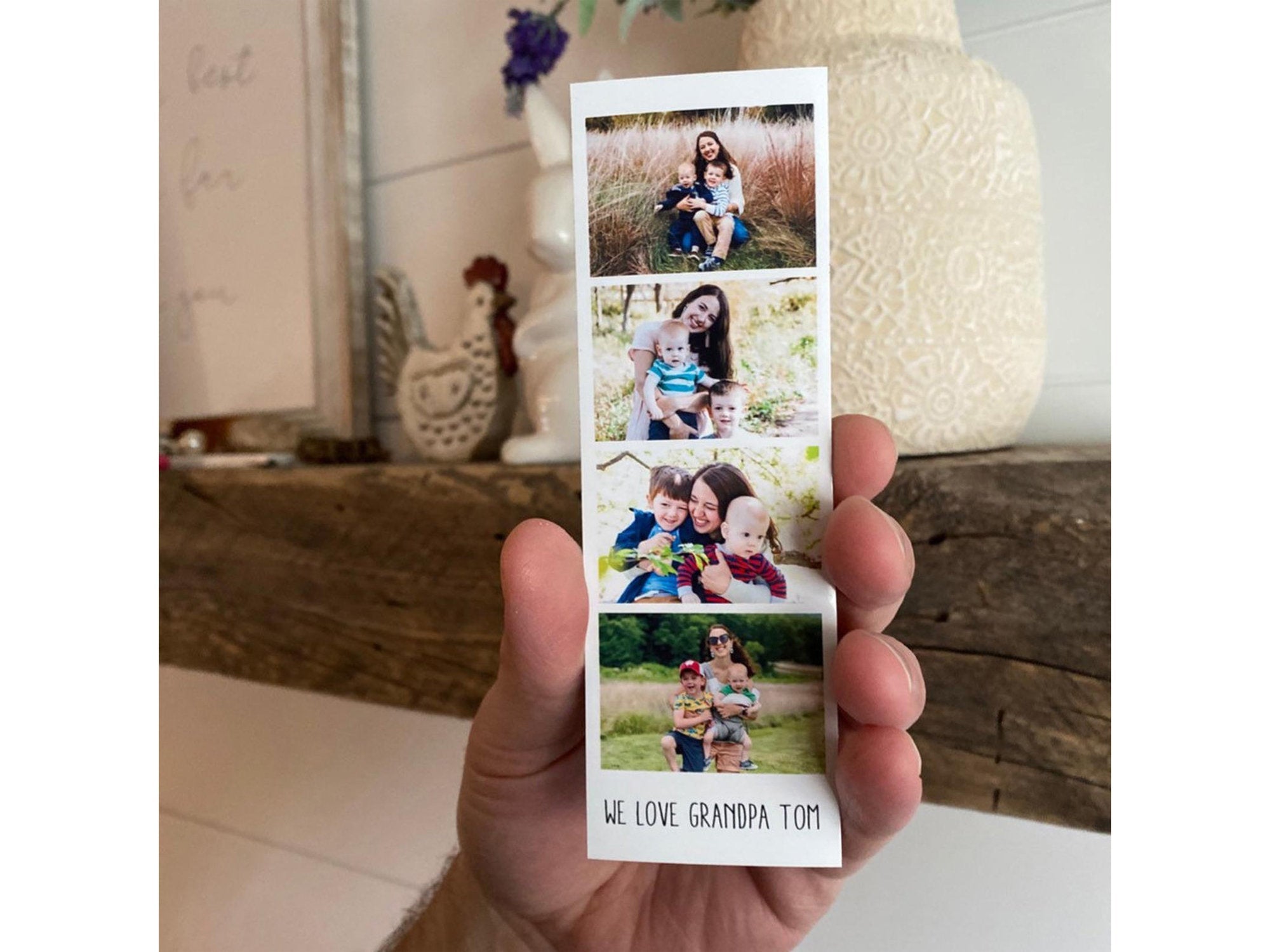 Check Out Our Cute New Magnetic + Matte Card Photo Booth Strip